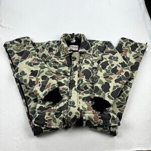 Vintage Walls Blizzard Pruf Coveralls Size Medium Short Duck Camo Insulated
